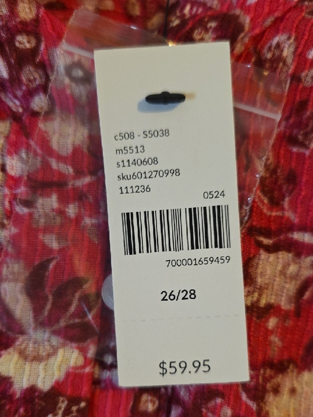 Lane Bryant Hot Pink Floral Ruffle Sleeve Top - Picture 2 of 6